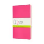 Set 3 cuadernos Moleskine Cahier Journals L lisa rosa cinético