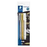 Set 3 marcadores STAEDTLER 8323-S BK3 colores metálicos