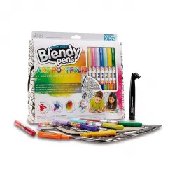 Famosa - Kit Creativo Art Portfolio Blendy Pens Famosa.