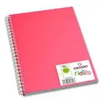 Libreta de esbozos Canson con cubierta de polipropileno 10 x 14 rosa