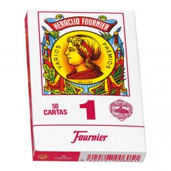 Fournier - Naipes Españoles Nº1 50 Cartas - Estuche Cartulina (Cartas)