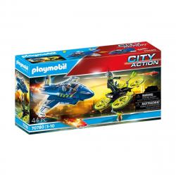 Playmobil - Policía Avión: Persecución Dron City Action