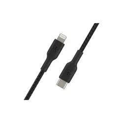 Cable Belkin USB-C Lightning Negro 1 m