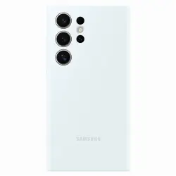 Funda de silicona Samsung blanca para Galaxy S24 Ultra