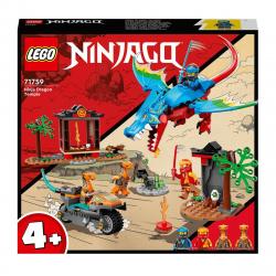 LEGO -  De Construcción Templo Del Dragón Ninja Y Moto De Nya NINJAGO
