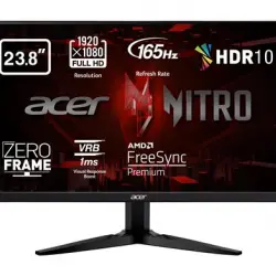 Monitor Gaming Acer Nitro KG241Y 24" Full HD 165Hz 1ms VRB HDR10  FreeSync Premium ZeroFrame