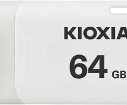 Pendrive Memoria USB 2.0 Kioxia U202 64GB Blanco