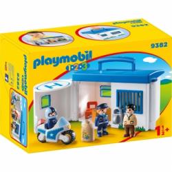 Playmobil 1.2.3 - Comisaría Policia Maletín