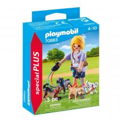 Playmobil - Figura Cuidadora De Perro Special Plus