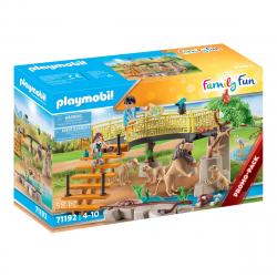 Playmobil - Leones Con Recinto Exterior Family Fun