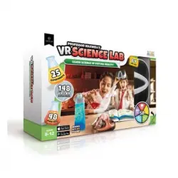 Professor Maxwell's Vr Science Lab Virtual Reality Kids Science Kit, Libro Y Conjunto De Actividades De Aprendizaje Interactivo