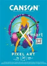 Bloc de Dibujo A4 Pixel Art Canson XSmart 40 hojas 120g