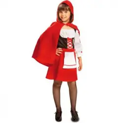 Disfraz De Caperucita Capa Infantil