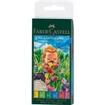 Estuche con 6 rotuladores Faber-Castell Pitt Artist Pens Brush Springtime