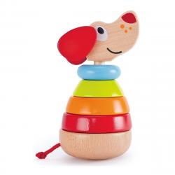 Hape - Apilable Perrito Pepe  De Madera