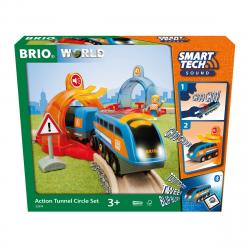 BRIO - Set Circuito Circular Con Túneles De Acción Smart Tech Sound