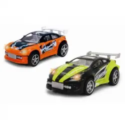 Coche 11,5cm Luces, Sonidos Y Musica Die Cast, Pul