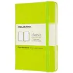 Cuaderno Moleskine Classic pocket lisa tapa dura verde limón