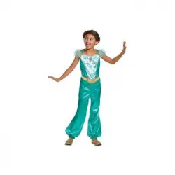 Disney Oficial - Disfraz Jasmine Niña Clásico, Disfraz Princesa Niña En Talla M (7-8 Años) (liragram - Princesas - 140389k-eu)
