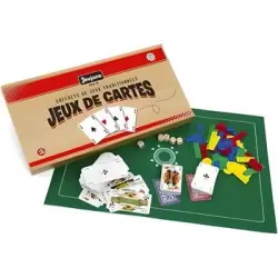 Jeujura Card Game Box - Caja De Madera