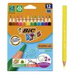 Pack 12 lápices para colorear BIC Evolution Triangle