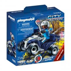 Playmobil - Policía - Speed Quad City Action