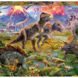 Puzle 500 piezas trobada dinosaures