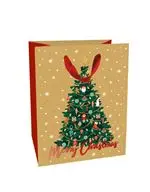 Bolsa para regalo Navidad Legami L Xmas Tree Dorado