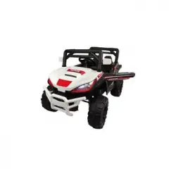 Buggy Ataa Tabernas 12v Blanco - Coche Eléctrico Infantil Para Niños Batería 12v Con Mando Control Remoto