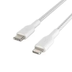 Cable Belkin USB-C Lightning Blanco 1 m