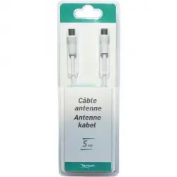Cable coaxial Temium 5 m Blanco