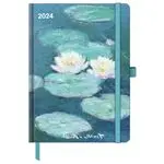 Agenda anual 2024 Art Diary semana vista 16x22 Claude Monet