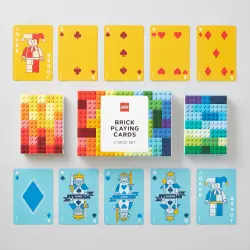 Barajas de cartas LEGO (diseños de ladrillos)