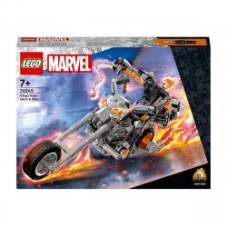 LEGO -  De Construcción Meca Y Moto Del Motorista Fantasma Superhéroe Marvel
