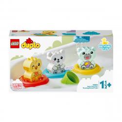 LEGO - s Para La Bañera Diversión En El Baño: Tren De Los Animales Flotante Con Panda, Hipopótamo Y Oso Polar DUPLO