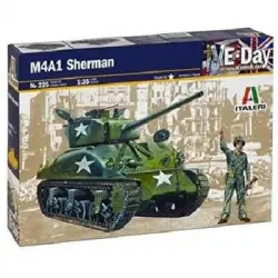 Italeri 0225s - Maqueta Tanque Sherman M4a1. Escala 1/35