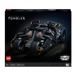 LEGO - Vehículo BATMOBILE TUMBLER Con Mini Figura De Batman Y Joker Superhéroes 76240 DC