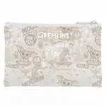 Neceser rectangular pattern Los Gremlins gris