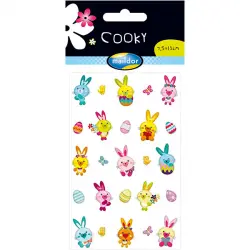 Stickers conejos cooky