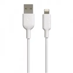 Cable Muvit for change  USB a Lightning Blanco 3 m
