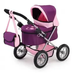 Cochecito De Paseo Bayer Para Muñeca De Ciruela De Moda, Ajustable - 68 Cm