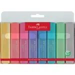 Estuche Faber-Castell 8 marcadores Textliner pastel