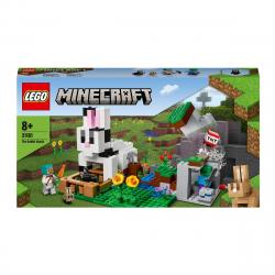 LEGO - Set De Construcción El Rancho-Conejo Con Mini Figuras De Domador Y Zombi Minecraft