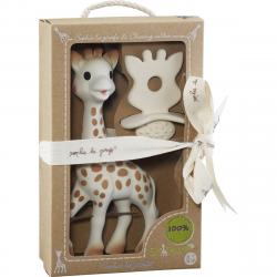 Sophie La Girafe® - Pack de Regalo Mordedor + Chupete Sophie La Girafe 100% beige.