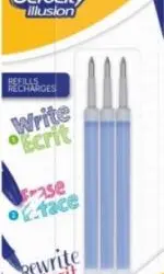 3 recambios tinta azul BIC Gel-ocity borrable