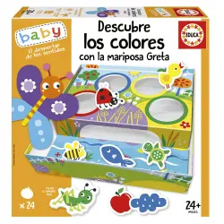EDUCA - Puzzle Descubre Los Colores Con La Mariposa Greta