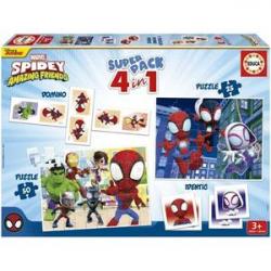 EDUCA - Puzzles Superpack Spidey & His Amazing Friends