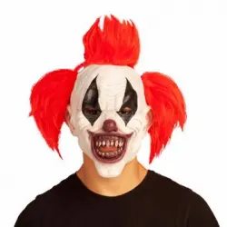 Accesorio Halloween Diabolic Clown Full Mask Talla Unica