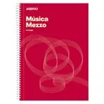 Cuaderno de música Additio Mezzo Rojo