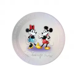 Disney - 8 Platos 23cm 100 Aniversario FSC